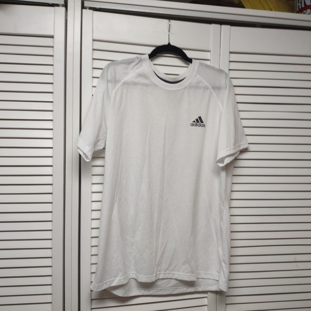 Adidas Men's White T-Shirt